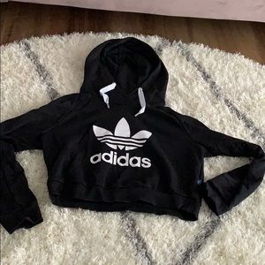 Adidas cropped hoodie